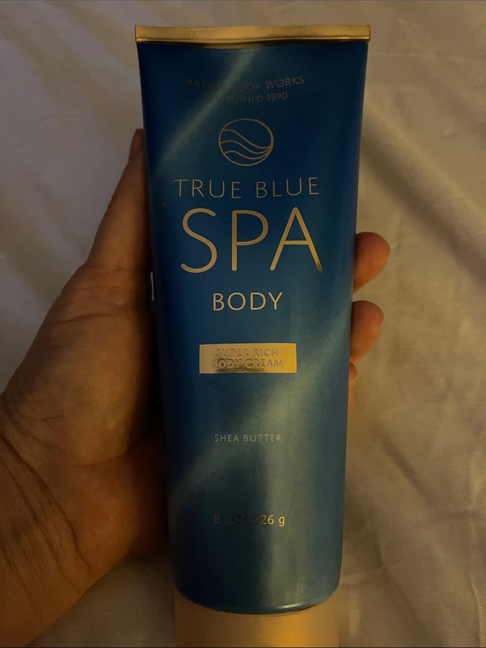 Bath & Body Works True Blue Spa Body Cream New
